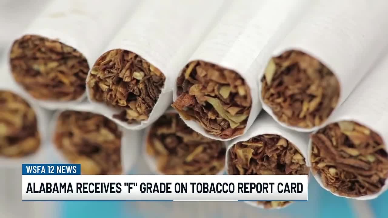 Alabama receives 'F' grade on tobacco report card