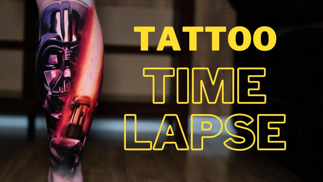 Tattoo time lapse - Darth Vader