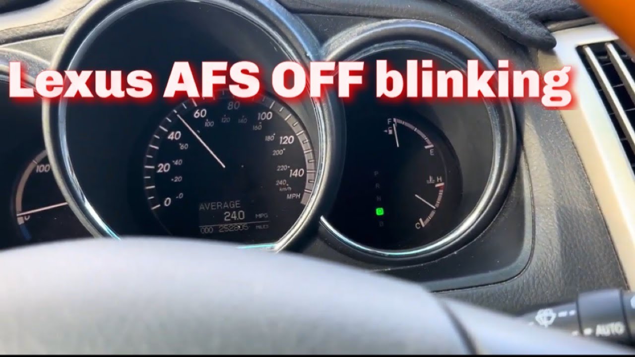 Индикатор AFS OFF на Lexus RX постоянно мигает #lexusrx