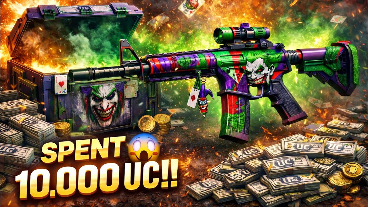 10K UC Opening For JOKER M4 🤯 INSANE LUCK!