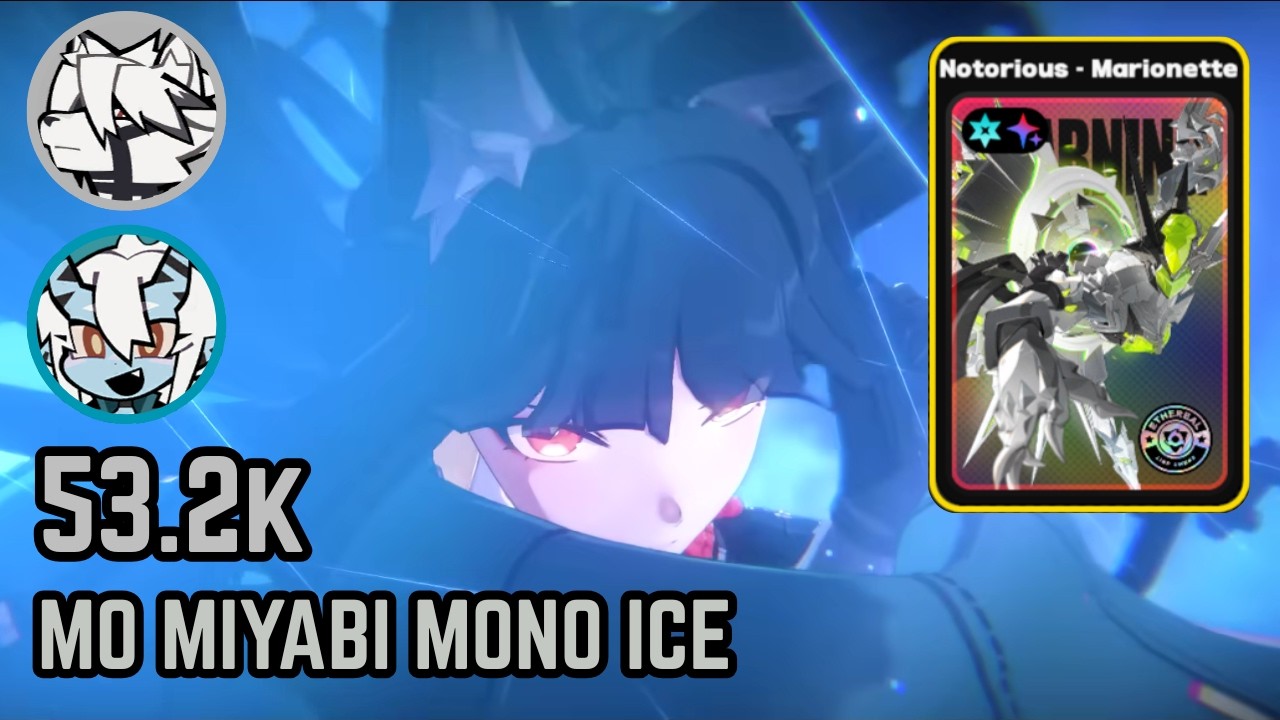 Miyabi Mono Ice - 53.2k Notorious Marionette | ZZZ Deadly Assault