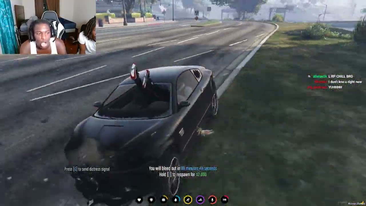 Buba100x Plays GTA Rp for First time (Full Stream)
