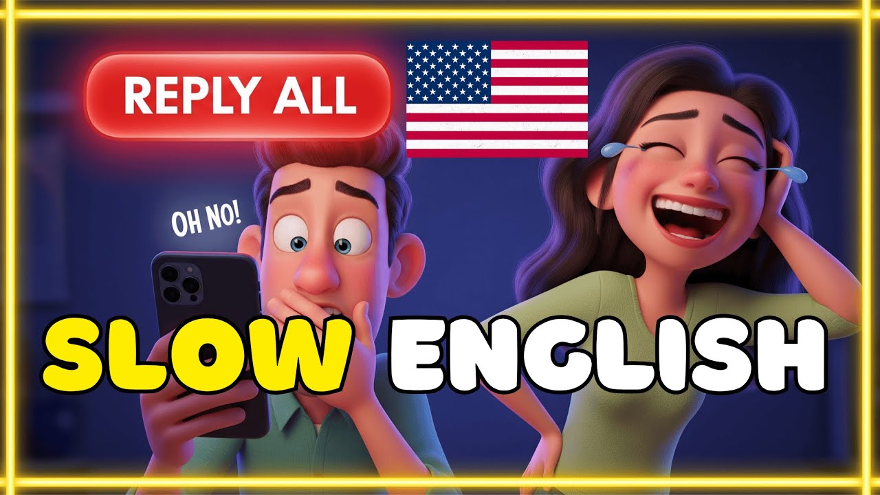 Slow English Conversation For Beginners (A1 & A2) | An Office English Conversation