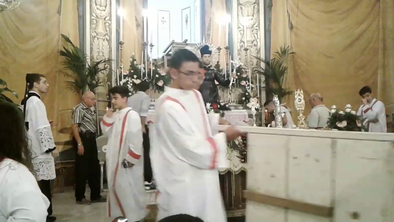 Rientro del simulacro di San Camillo in chiesa 2017 Giarre (CT)
