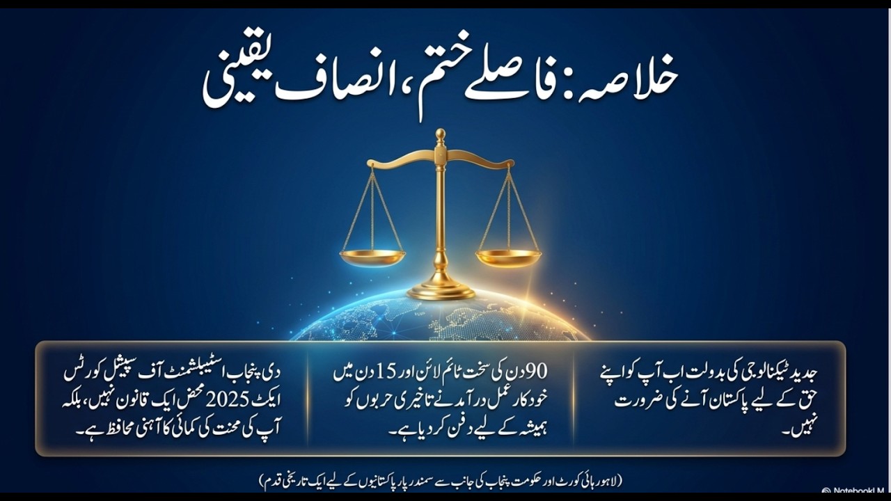 &ldquo;Punjab Special Courts (Overseas Pakistanis Property) Act, 2025&rdquo;