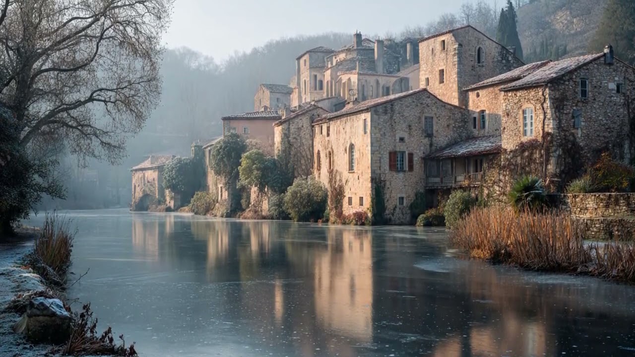 Peaceful Medieval Winter Music | Relaxing Castle Ambience