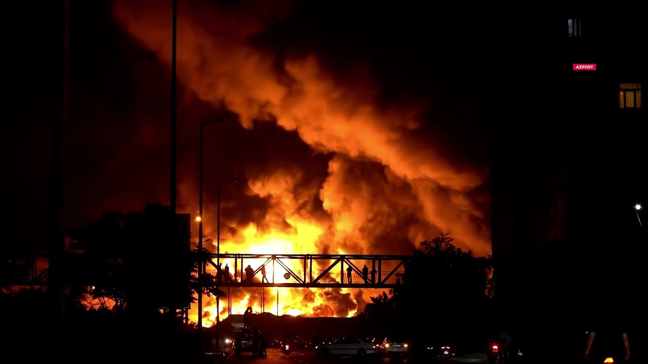 Fire rages at Tehran's Shahran oil depot after Israeli attack