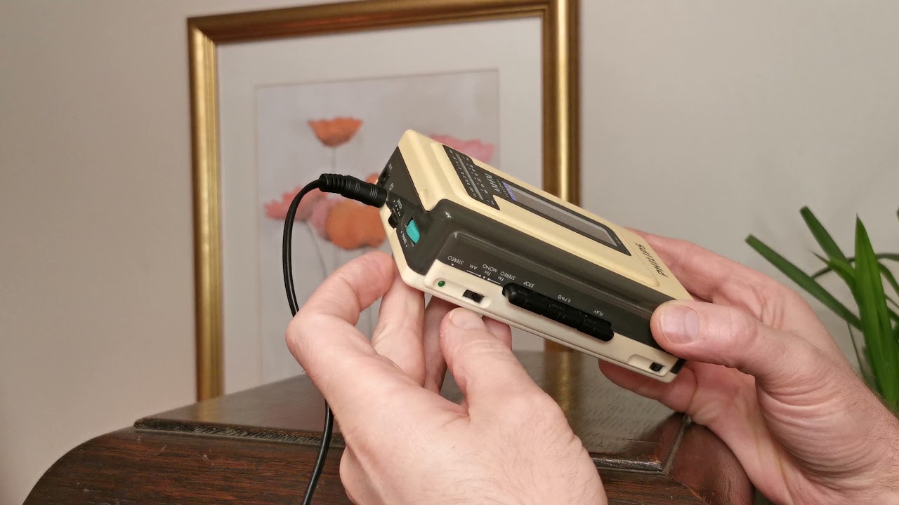DEMO Philips D6541 Personal Stereo AM-FM Walkman Cassette Music Player