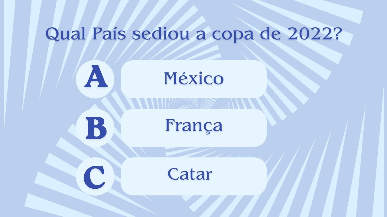 Quiz de perguntas de conhecimento geral. Vamos ver o quanto você sabe? 