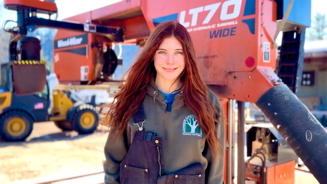 Non-Stop Milling: LT70 Woodmizer Powers Through Hemlock for Stockpile