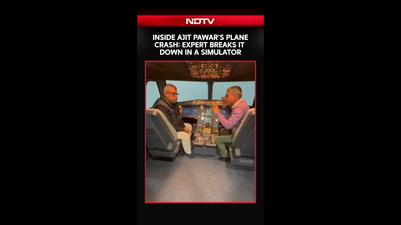 Ajit Pawar News | Inside Ajit Pawar’s Plane Crash: Expert Breaks It Down In A Simulator