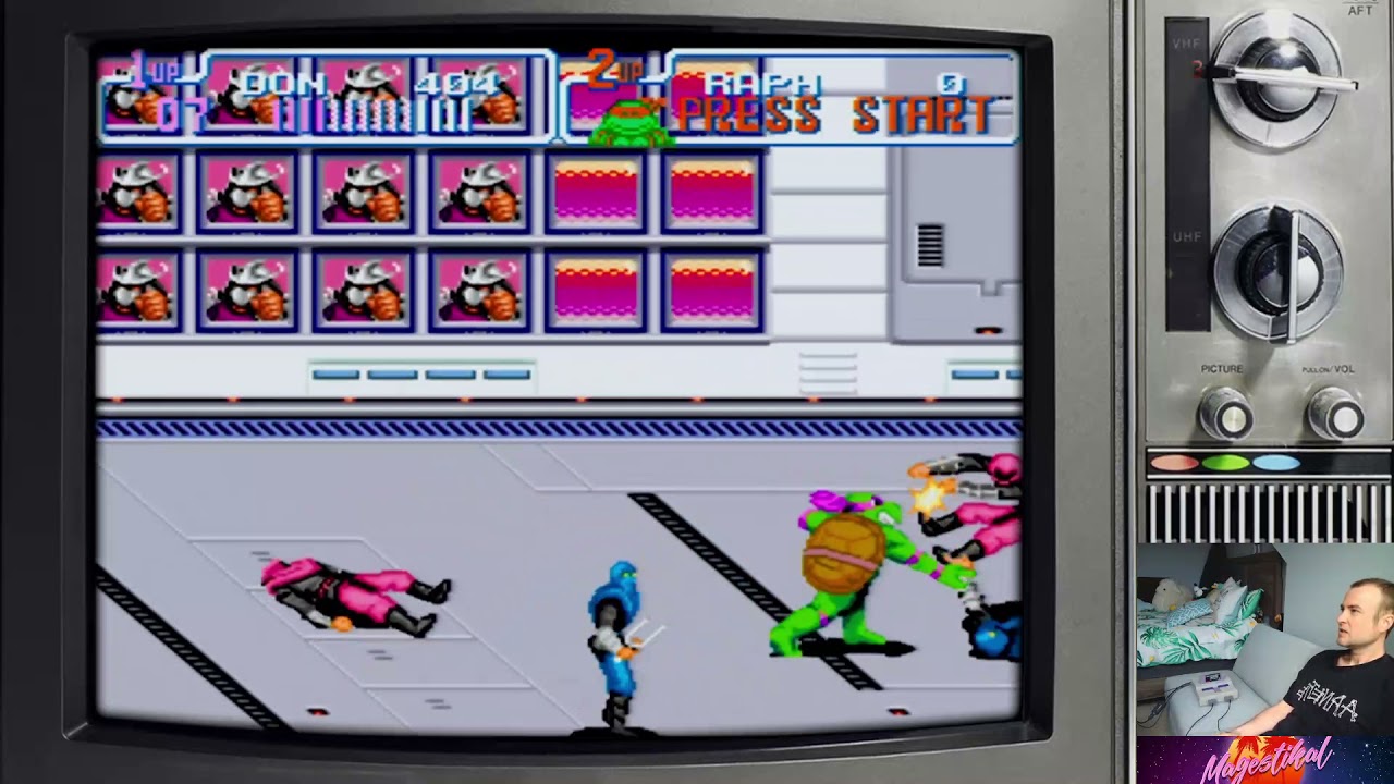 Teenage Mutant Ninja Turtles: Turtles in Time - Hardest Difficulty Speedrun 47:15