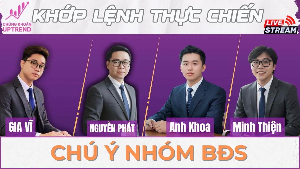 Chứng khoán trong giờ khớp lệnh | Chú ý nhóm bất động sản , điều kiện cần để setup sóng mới