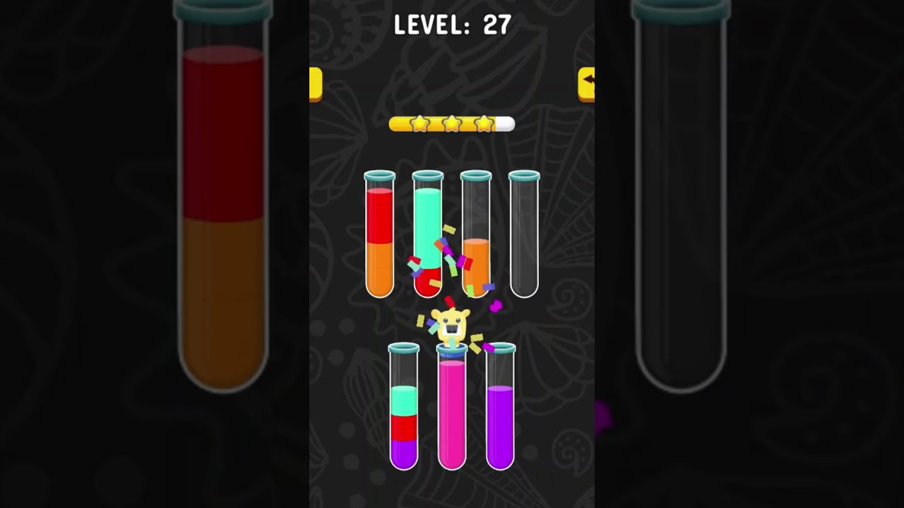 Color Water Sort Walkthrough: How to Clear Level 27  #onlinegames #games #gammersonline #gaming