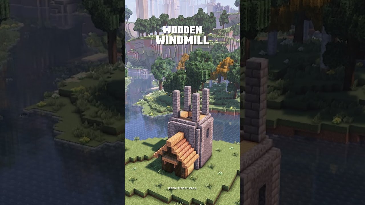 Minecraft Windmill Build ASMR  