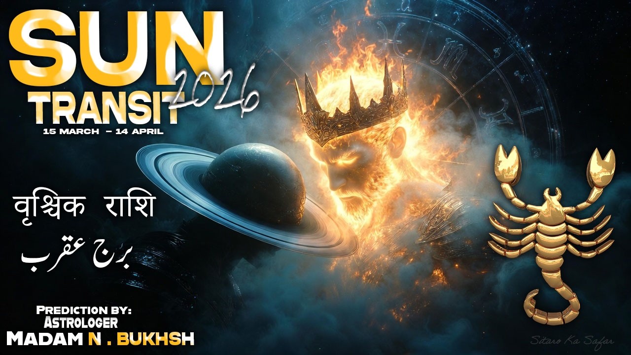 Sun in Pisces – Scorpio (Vrishchik Rashi) | Passion, Career & Financial Clarity
