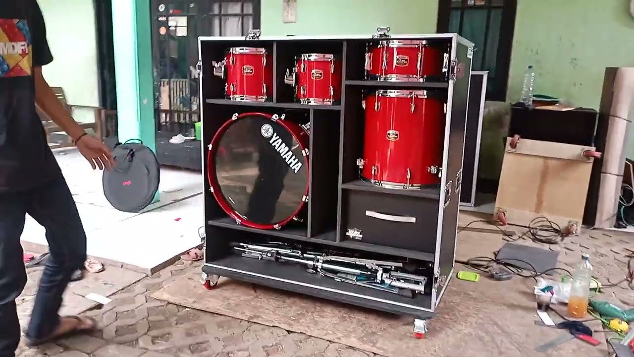 HARDCASE DRUM YAMAHA TOUR CUSTOM PART 2 