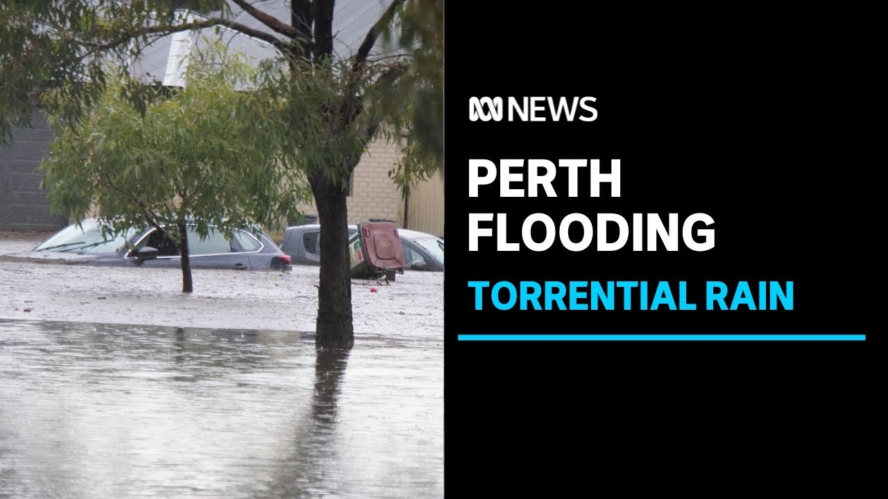 Perth suburbs underwater as freak storm smashes northern suburbs | ABC New