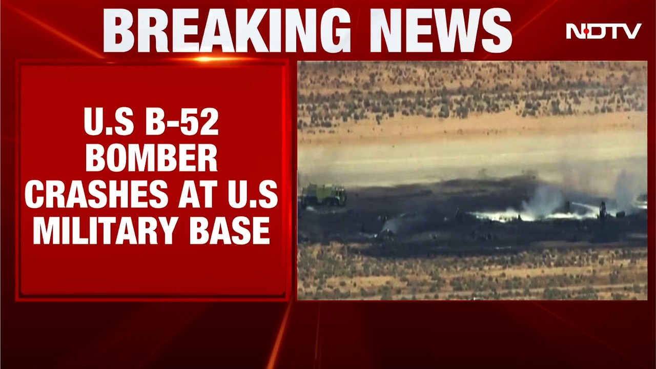 B 52 Bomber Crash LIVE | B-52 Bomber News | 8 Killed After B-52 Bomber Crashes At US Base