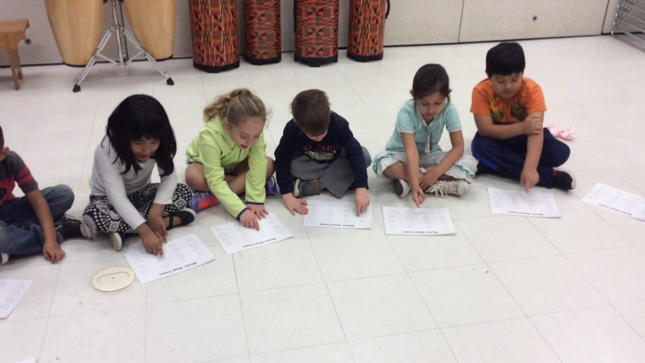 Kindergarten: Reading Practice of Beat (Kodály Today)
