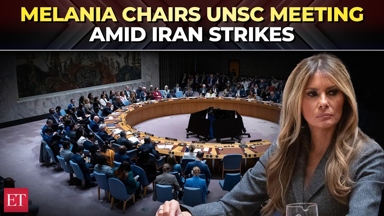 'Peace does not need to be fragile': Melania Trump chairs UNSC meeting amid Iran strikes