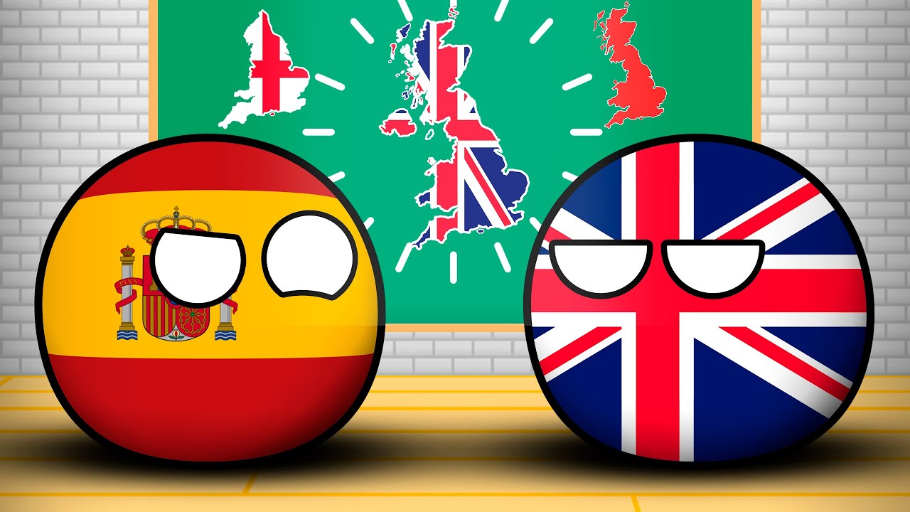 Difference between United Kingdom, Great Britain and England - Countryballs
