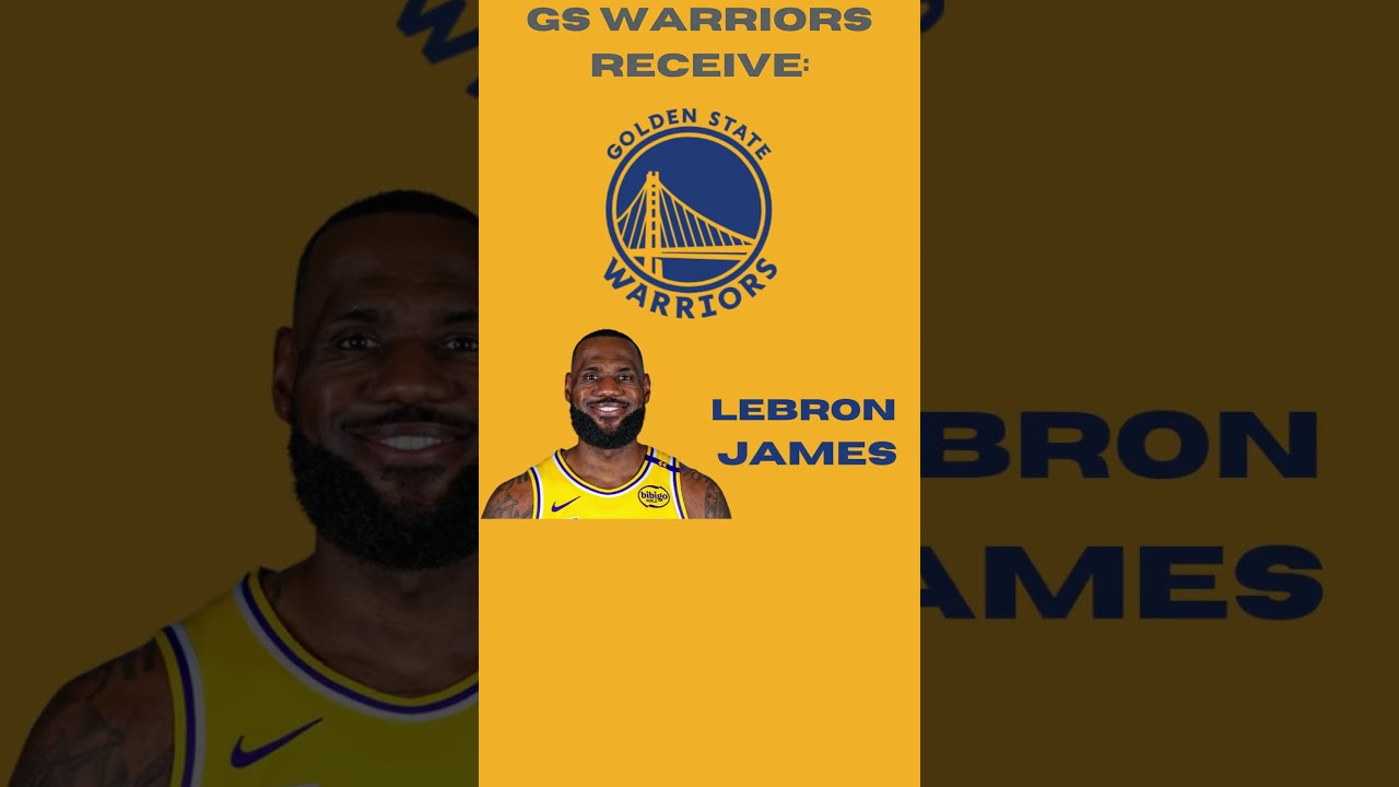 TRADING LeBron James To The Golden State Warriors! #nba #basketball #viral