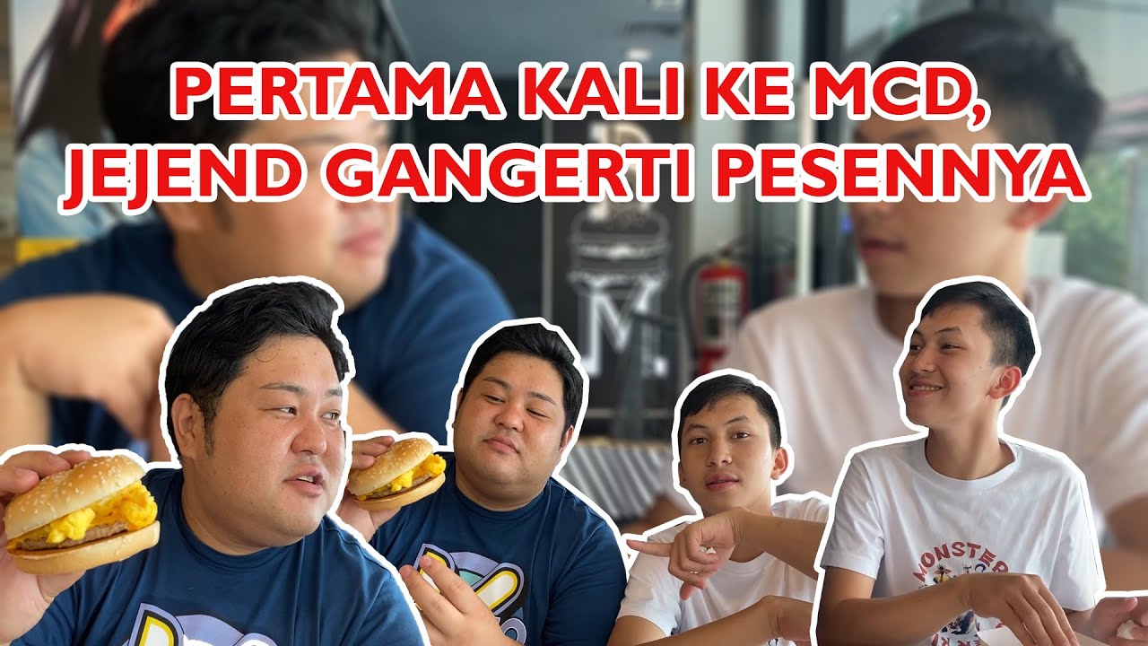 JEJEND GAPERNAH MAKAN MCD, KENTA TRAKTIR JEJEND BEBAS PILIH MENU!!