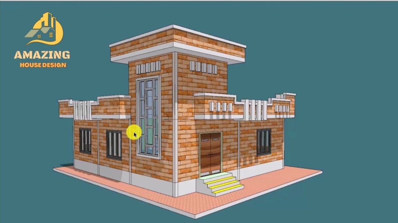 30 x 32 | 3D Homes | 960 Sft | 3D Modelling | 3 Bhk