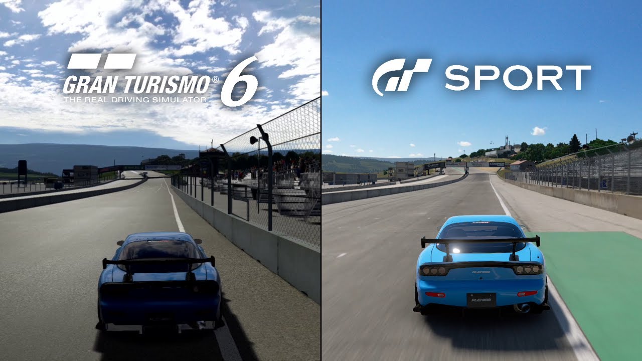GT SPORT vs GT6 - Laguna Seca - RE Amemiya FD3S RX-7