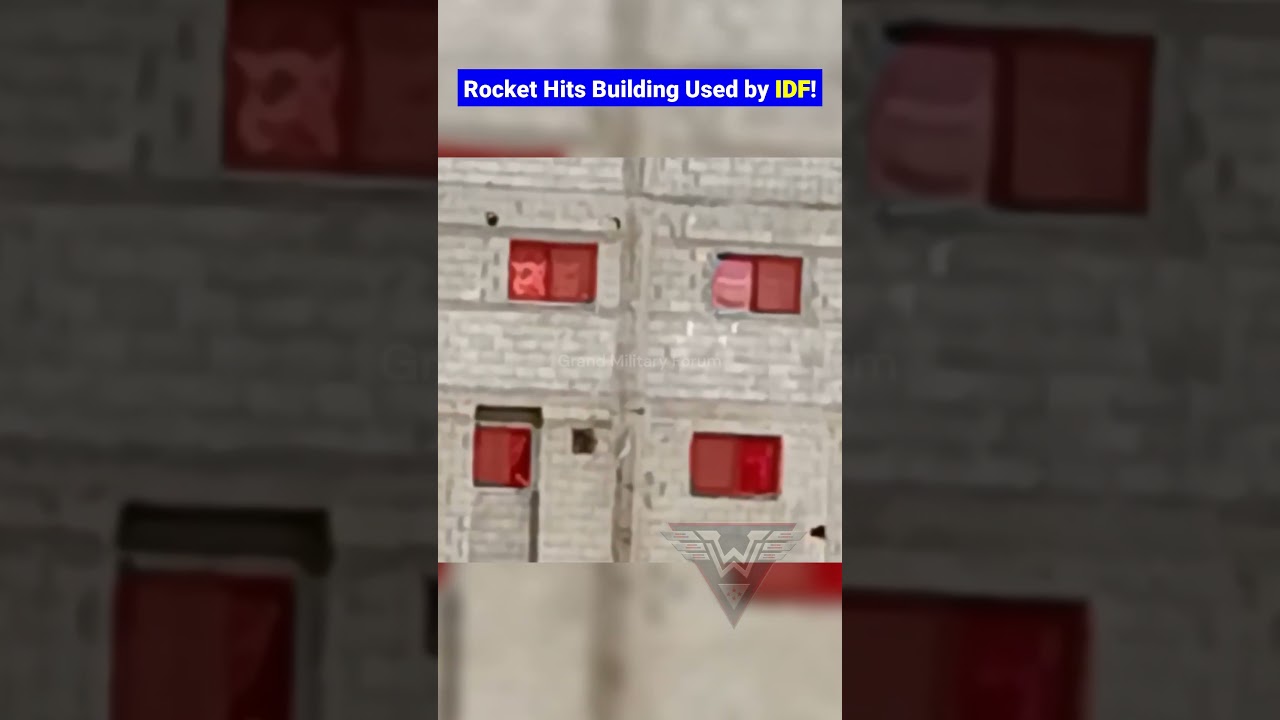 Anti-Structure Rocket Blasts Targeted IDF