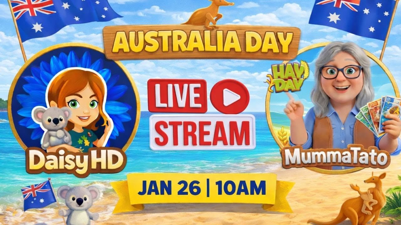 Australia Day stream! | Hay Day Livestream 216