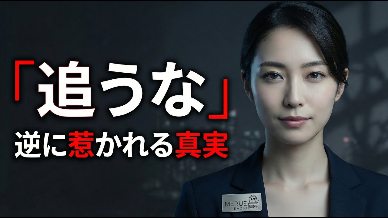 なぜ、恋愛で「追ってはいけない」のか
