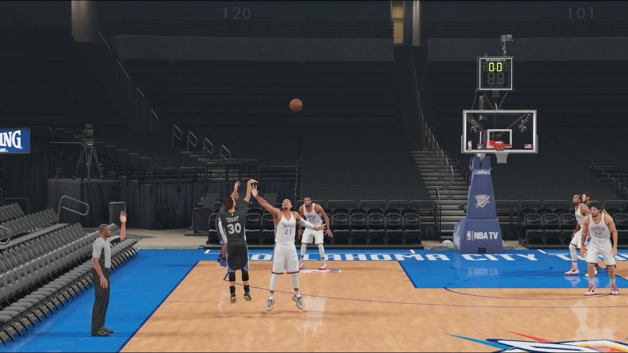 Can I Recreate Stephen Curry's Amazing Game Winning Shot to Beat the Thunder in Overtime!? NBA2K