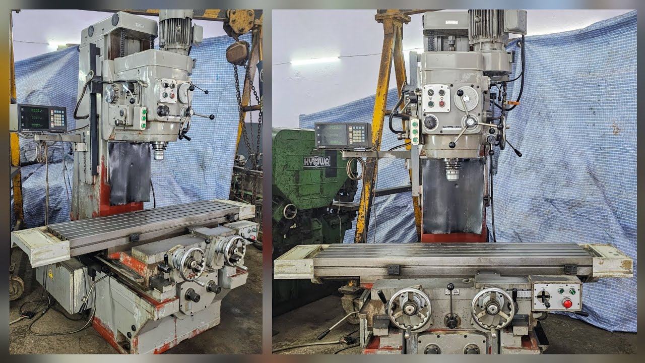 🔴 Used Heavy Duty Bed Milling Machine  - 