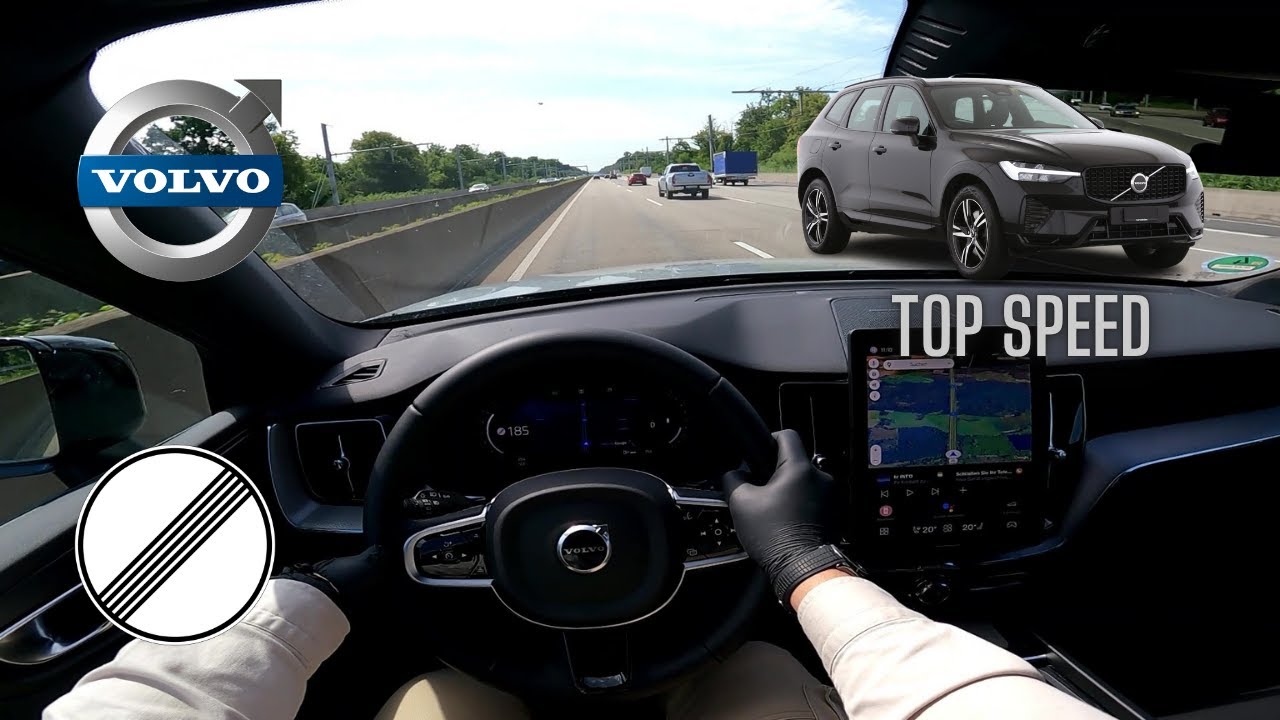2025 Volvo XC60 B5 AWD | 250 HP | TOPSPEED | GERMAN AUTOBAHN | 0 100km/h | #OpenAutobahn