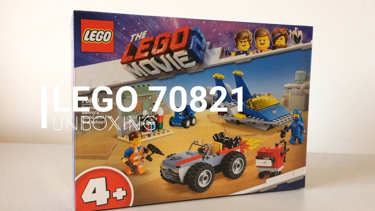 Unboxing & Preview of Lego 70821 Emmet and Benny's &lsquo;Build and Fix' Workshop Lego Movie 2