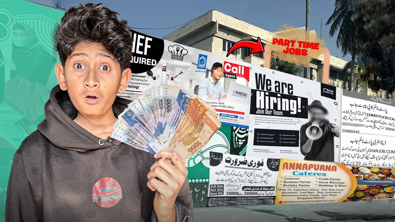 I Tried Every Part-Time Job in a Day!🤑Earning?