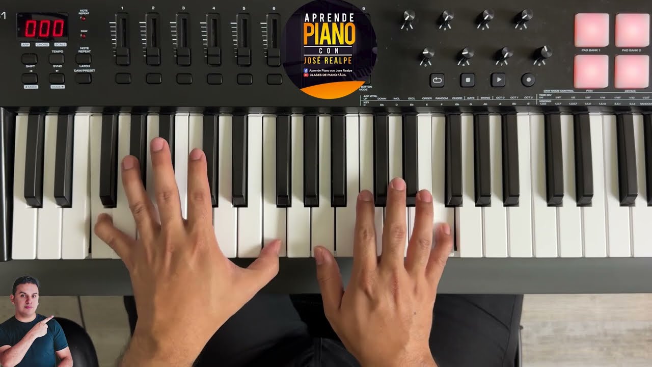 Aprende este bello ejercicio Melodíco para desarrollar independencia en tu mano derecha 🎹