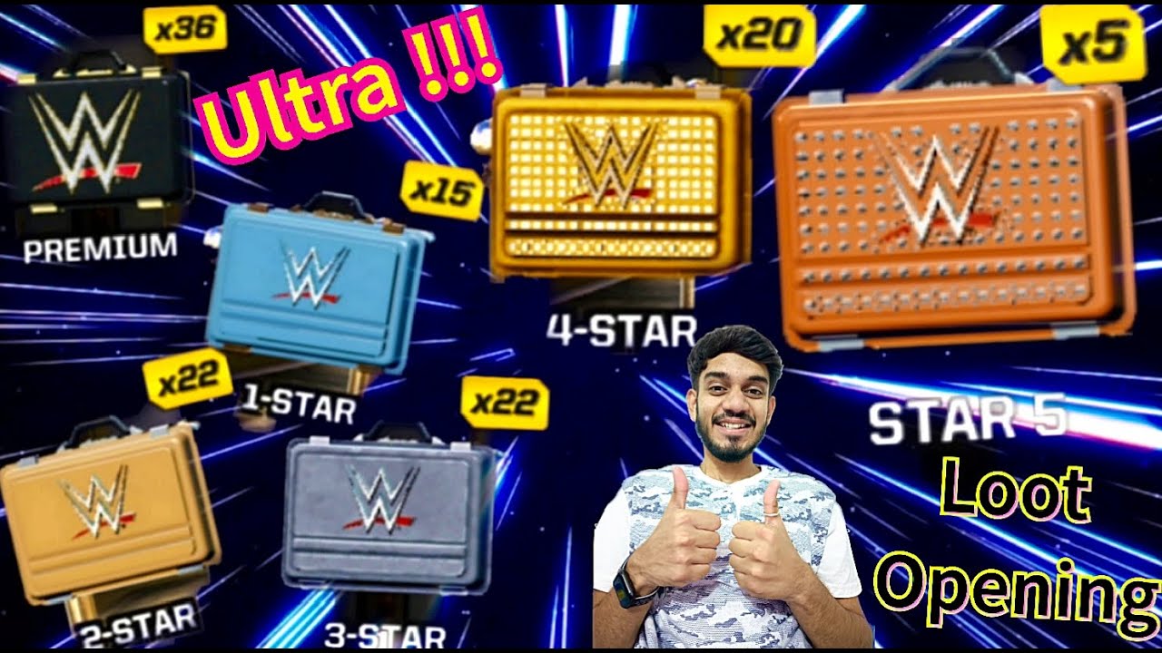 Ultra Loot Opening 🥵😵‍💫 || 5*5 ⭐ Loot Case || WWE Mayhem || Mr.Benzok