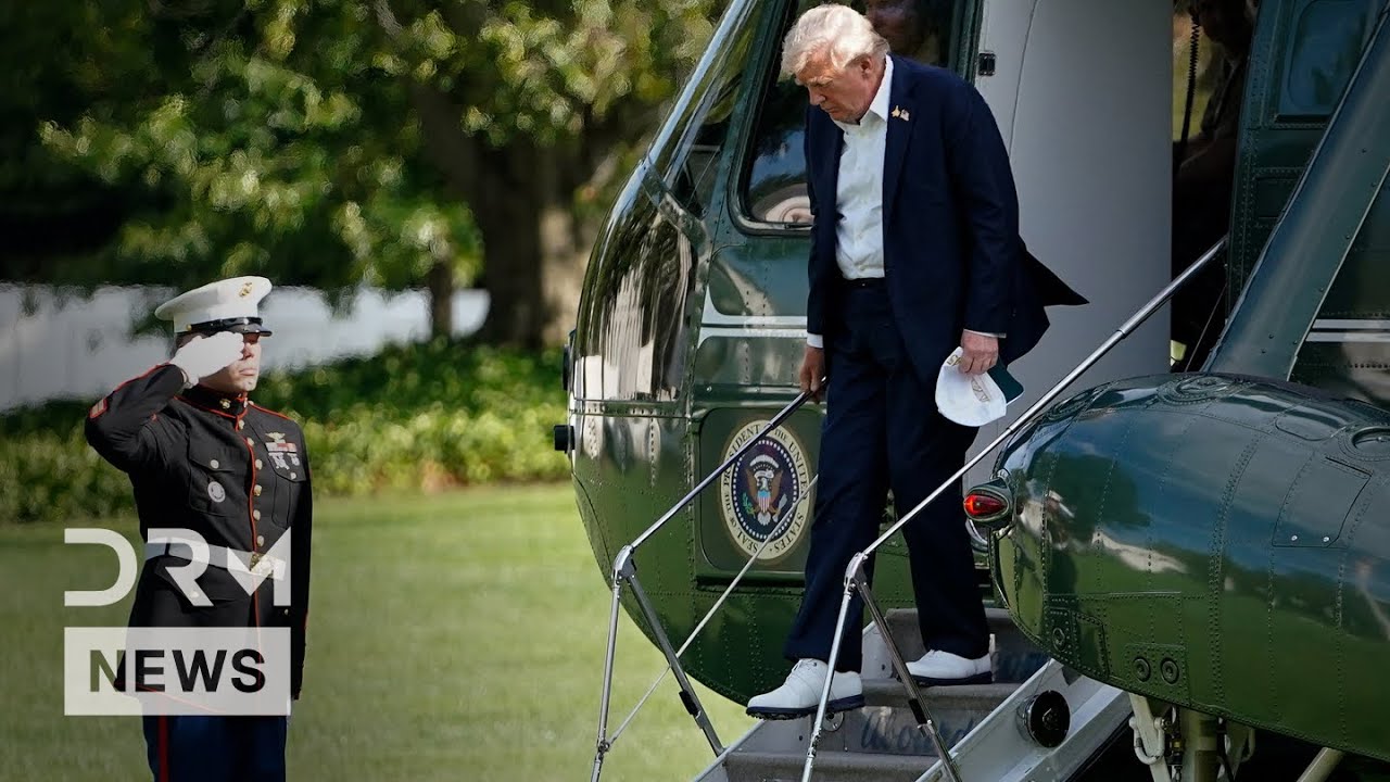 Trump Returns to White House With Granddaughter Following Ryder Cup Spectacle | DRM News | AC1N