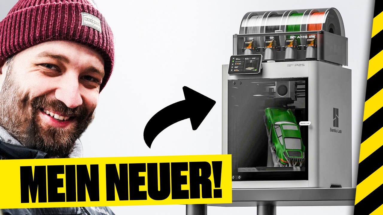 Mein NEUES Biest! Bambu Lab P2S 3D Drucker!