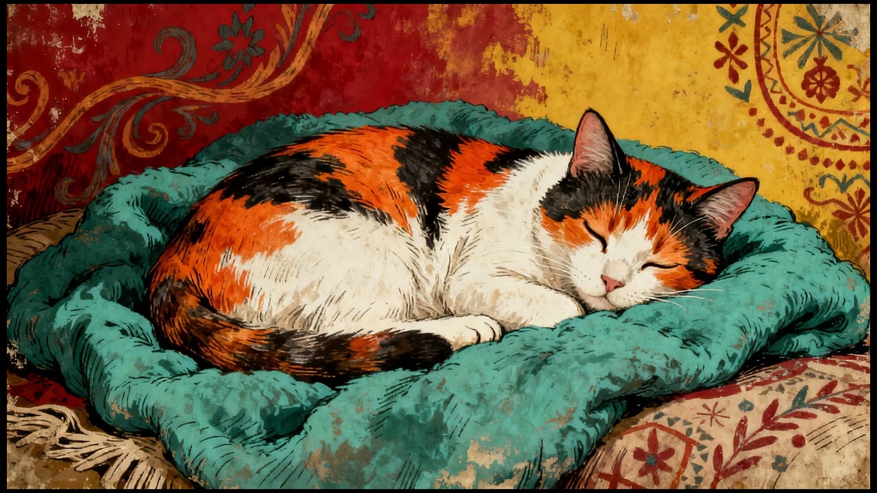 Cat | TV Art Screensaver for TV Wallpaper | Vista Frame