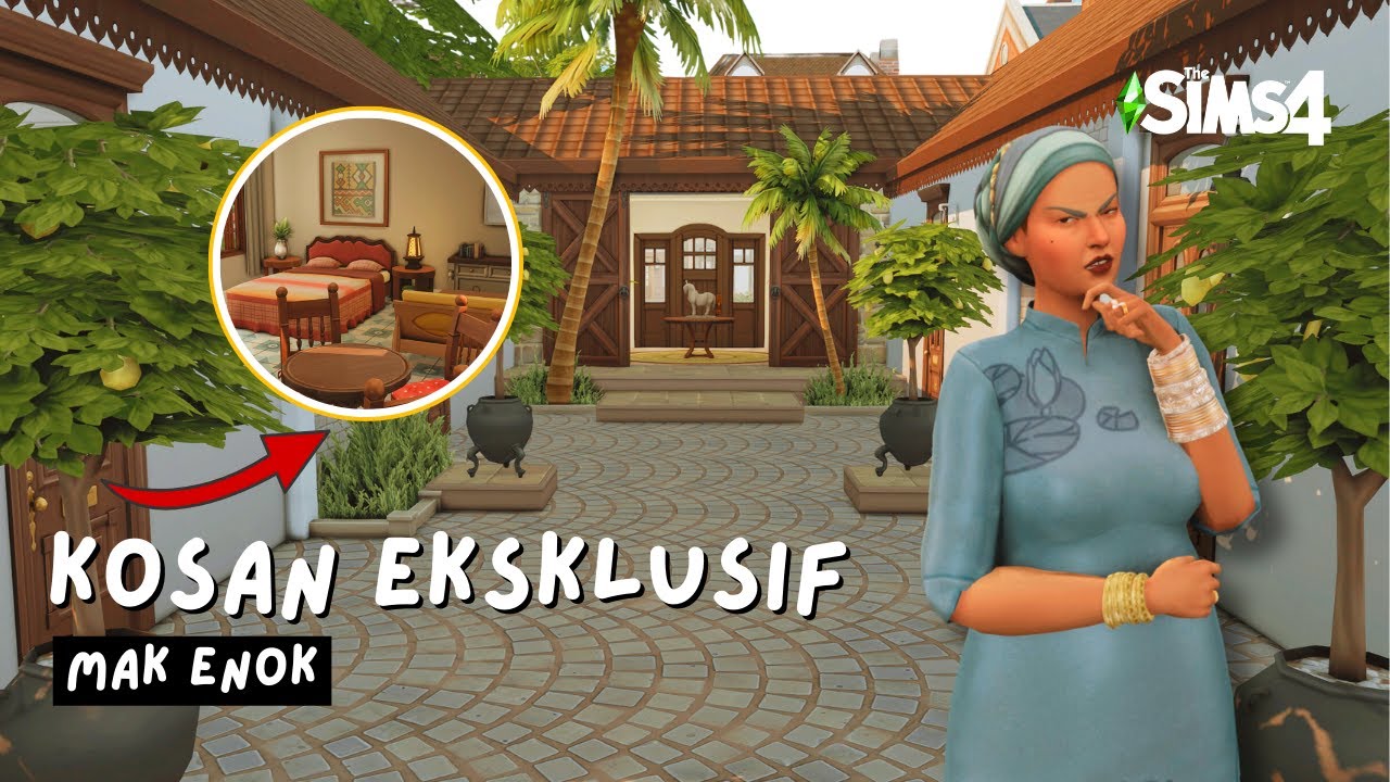 Kosannya Mewah Tapi Ibu Kosnya Ratu Julid 😲 | The Sims 4 Indonesia Speed Build