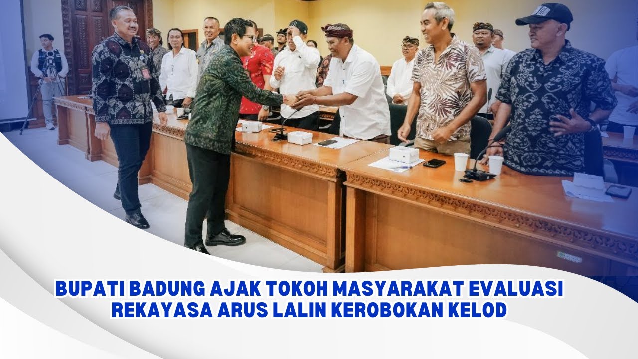 Bupati Badung Ajak Tokoh Masyarakat Evaluasi Rekayasa Arus Lalin Kerobokan Kelod