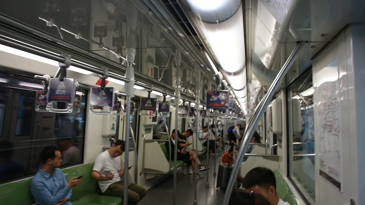 上海地鐵2號線(往徐涇東)行車片段 Shanghai Metro Line 2(to East Xujing)