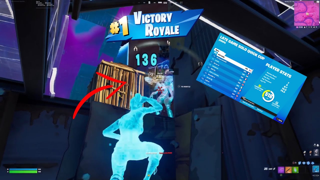 How I WON In The SOLO LATE GAME QUICK CUP! (HIGLIGHTS)