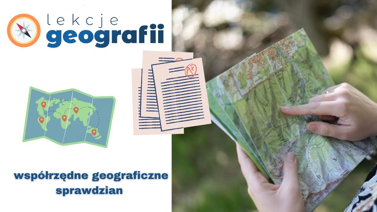 Współrzędne geograficzne - sprawdzian