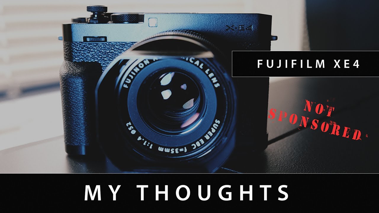 My thoughts on the fujifilm XE4