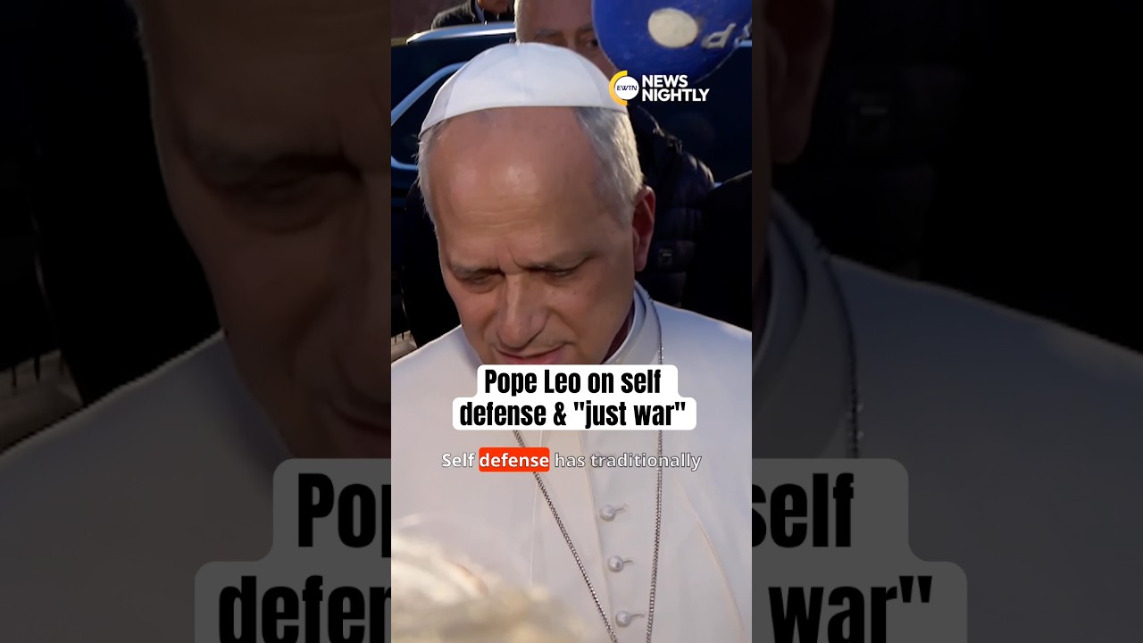 Pope Leo on self defense and 